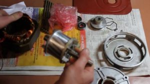 Асинхронный однофазный двигатель в генератор Часть 1 из 6