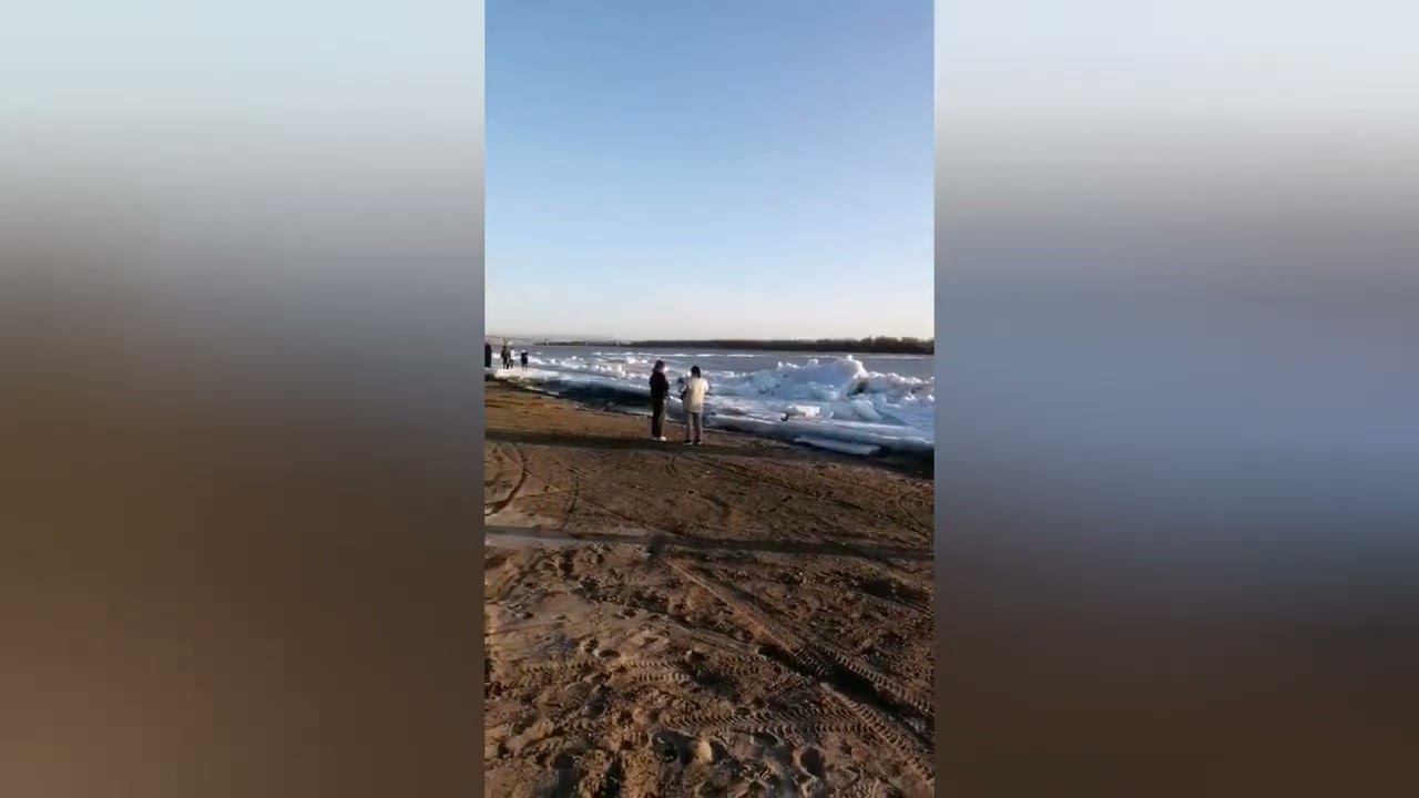 Ледоход на Иртыше 2023.ТОБОЛЬСК смотреть онлайн