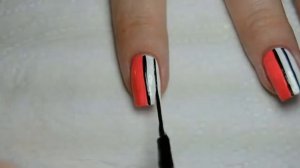 Easy Nail Art for Beginners | Маникюр Полоски на Короткие Ногти