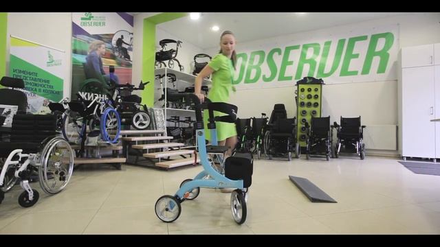 Дизайнерский складной роллатор ExcelCare Travixx