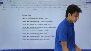 Ms Word - Formatting Text