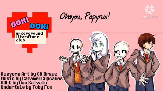 Doki Doki Underground Literature Club - Ohayou, Papyrus! смотреть онлайн