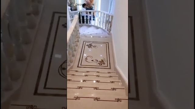 Waterjet marble stair designs|تصاميم سلالم رخام واترجيت смотреть онлайн