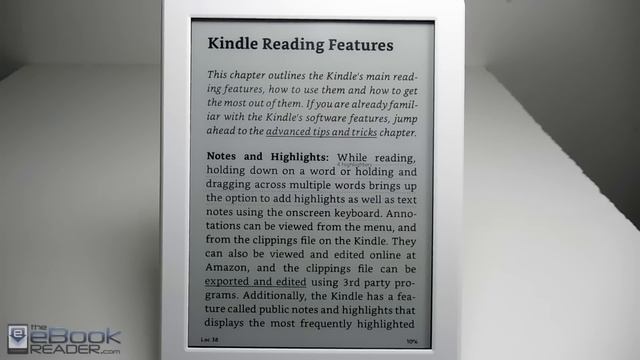 Amazon Kindle Review 2016 White Kindle 8th Gen