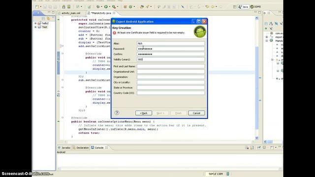 Exporting APK File in Eclipse смотреть онлайн