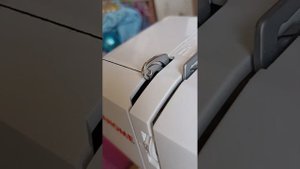 заправка верхней нити в швейную машинку #janome 3112R