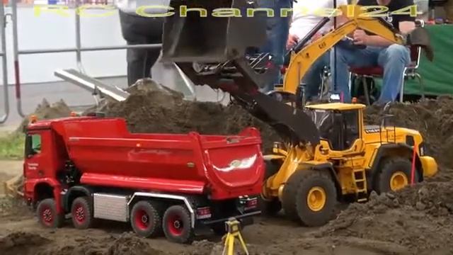 ПОТРЯСАЮЩИЕ РАДИОУПРАВЛЯЕМЫЕ ГРУЗОВИКИ! РАДИОУПРАВЛЯЕМЫЕ ЭКСКАВАТОРЫ! РАДИОУПРАВЛЯЕМЫЕ ТРАКТОРЫ!