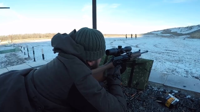 ВПО - 221, Первый отстрел , 9.6x53 Lancaster