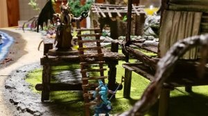 OPR, Age of fantasy skirmish: Deep sea elves vs Saurus