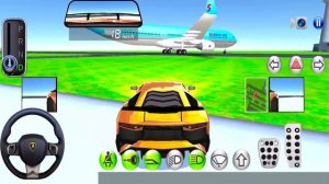 3D Driving Class - Bullet Train Vs police Car - Android IOS Gameplay