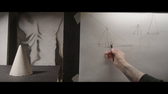 Как нарисовать конус | SARA ART SCHOOL