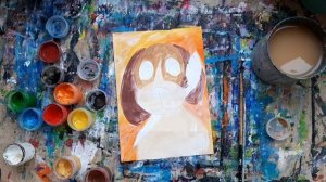 ПЁСИК |Гуашь|Рисование красками для детей