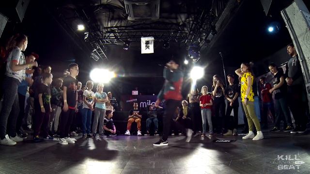 KILL THE BEAT IV | 23.04.16 | HIP-HOP KIDS | 1/2 (Яшнов Кирилл vs Багирова Катя) смотреть онлайн
