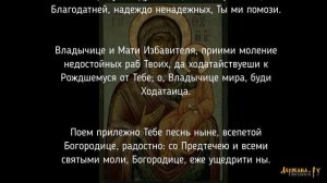 Высшую небес и чистшую светлостей солнечных... Канон молебный ко Пресвятой Богородице с текстом