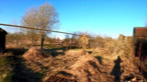Купили дачу в деревне. Восстанавливаем дом. Равняем землю. Дача в деревне.
