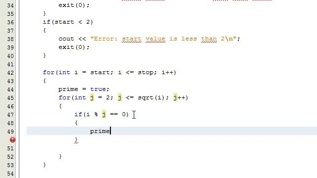 How to Determine if a Number is a Prime Number by Writing a Computer Program , C++ (Part 4)