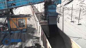 Погрузка угля роторным экскаватором_Богатырь Комир