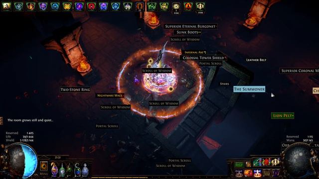 [3.12] Hela build  - EK low life aura stacker (on a budget) - gameplay showcase T16 Coward's Trial.