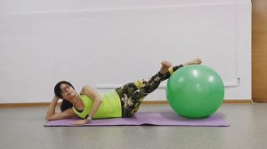 Пилатес с фитболом. #пилатес #фитбол #fitball #pilatesfitball