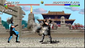 Mortal Kombat Trilogy Mugen Komplete Edition Sub Zero MK2 Gameplay