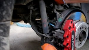 Замена задних амортизаторов на Mercedes Benz E Class W210 3,2 Мерседес Бенц 2000 года
