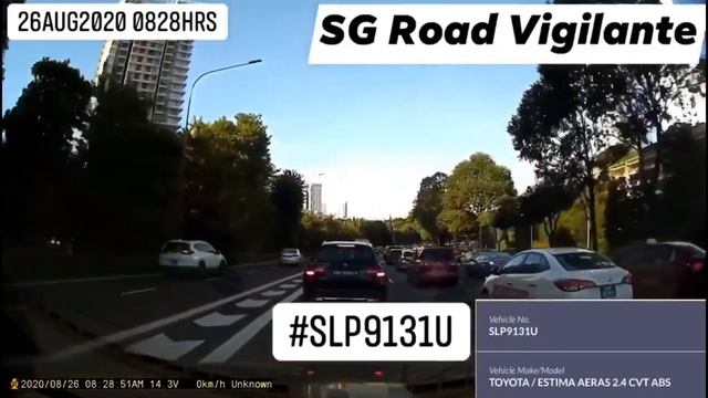 1sep2020 #SLP9131U toyota estima spotted 3 times on cte , using road shoulder during peak hour смотреть онлайн