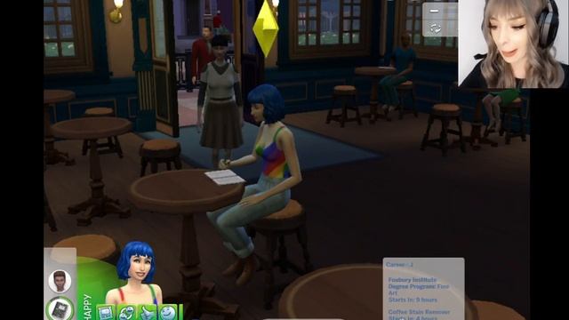 Sims 4 Episode 3: IS MY SIM EMO? The Struggles of Student Life смотреть онлайн
