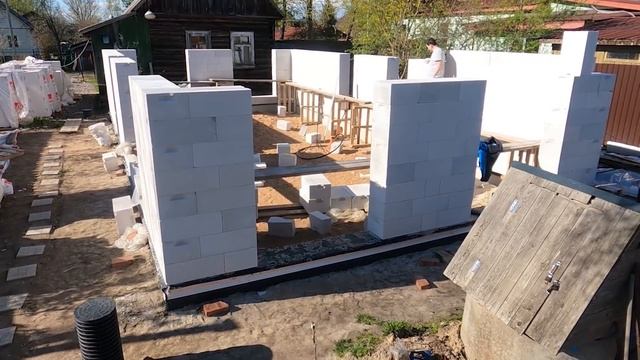 Кладка стен из газобетона своими руками смотреть онлайн