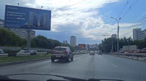 Автопутешествие с юго-запада на северо-восток Новосибирска ч.2