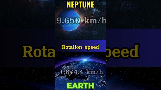 Earth Vs Neptune Comparison #earth #neptune #astronomy