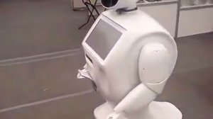 78 робот - раздатчик листовок (промоутер, флаерщик) / Distributor of leaflets