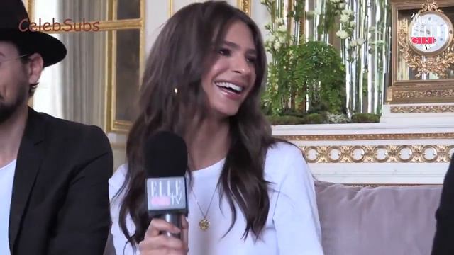 Вопрос-ответ с Эмили Ратаковски  Emily Ratajkowski rus sub