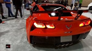 2019 Chevrolet Corvette ZR1 Exterior and Interior Walkaround - 2018 OC Auto Show