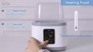 Baby Bottle Warmer, SIMBR Double Bottle Warmer 6 in 1 Fast Baby Food Heater BPA-Free Steam W Review