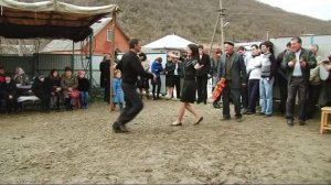 Кавказ. Лезгинка в адыгейском ауле Псебе.Танец1