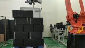 Перекладка коробок промышленным роботом/ Box Palletizing