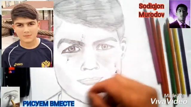 Рисуем Вместе, рисуем мальчика который он спросил чтобы я его нарисовать смотреть онлайн