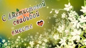 С Аметистовой свадьбой вместе 48 лет