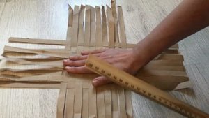 Корзина из крафт пакета