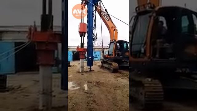 Сваебойный дизельный штанговый молот DD-25 компании АВК ГРУПП.  +7 (962) 385-44-77