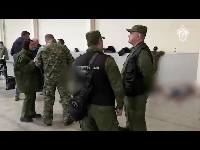 Кадры из Крокус Сити Холл после атаки террористов смотреть онлайн