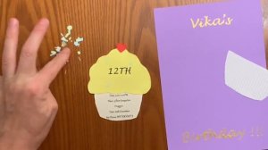 How to make birthday invitations? Приглашение на день рождения своими руками. Приглашение- кексик.