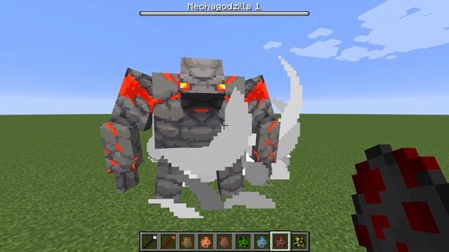 MechaGodzilla Vs. Dungeons Content Mobs in Minecraft