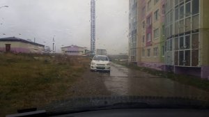 Гибридные щетки стеклоочистителя OSAWA. Реальная работа под дождем.