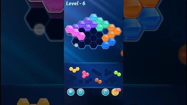 Block Hexa Puzzle Hero Level 6 Walkthrough