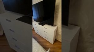 Узкий комод под телевизор в спальню. Отзыв Елены