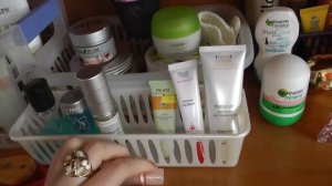 Хранение и организация моей уходовой косметики.