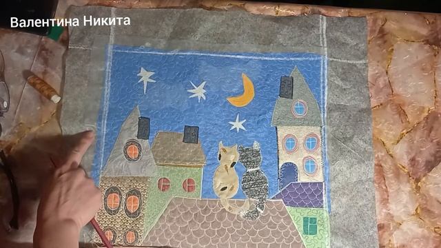ОПЯТЬ КРАСОТА! из ненужные лоскутков.