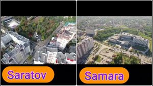 Qaysi biri chiroyli: Saratov va Samara | Что красивее: Саратов и Самара