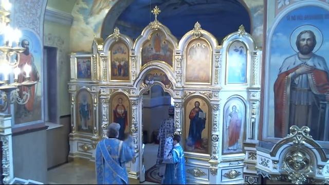 Литургия в воскресенье 21.02.2021 в Свято-Успенском кафедральном храме г. Тихорецка смотреть онлайн